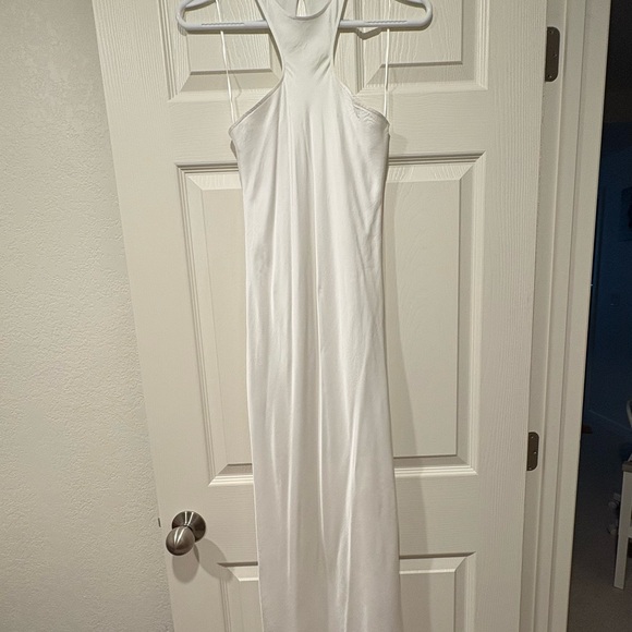 All Saints White Halter Maxi Gown - Picture 1 of 3